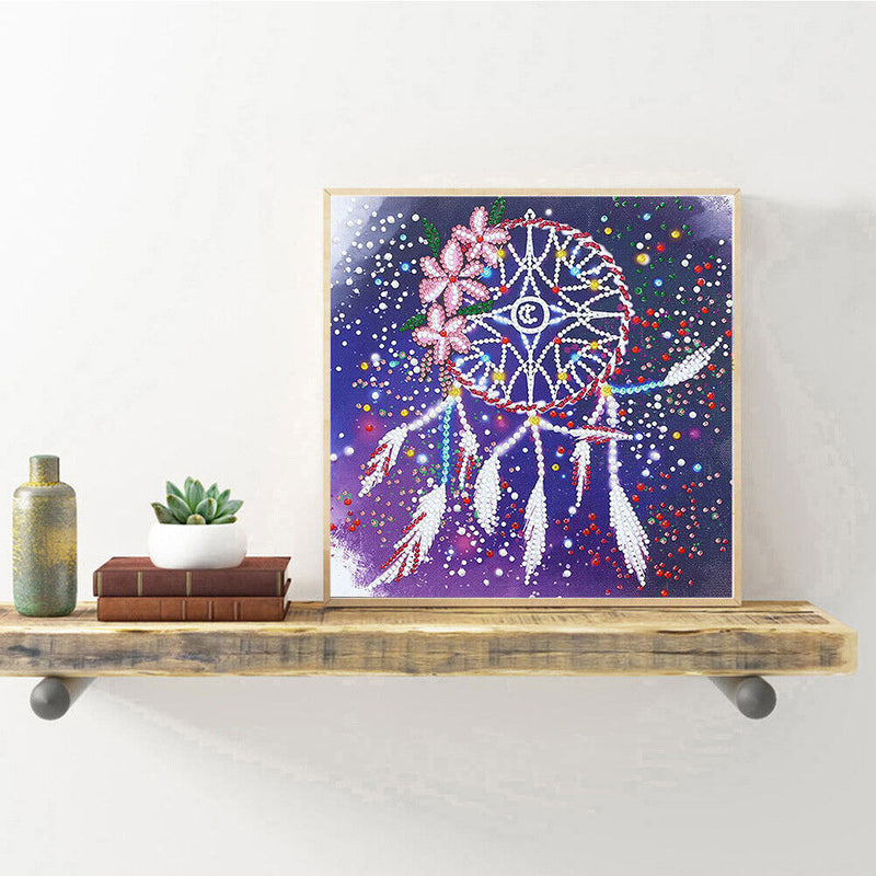 Part Drill Luminous Special Shaped DIY Dreamcatcher 5D Diamond Painting Kit