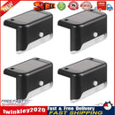 4pcs LED Solar Lamp Outdoor Stair Garden Fence Step Wall Lights (Warm) Newly