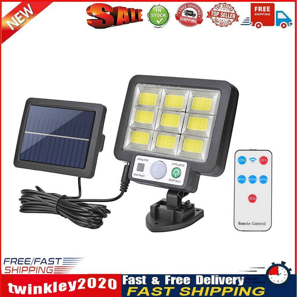 Solar Wall Light Outdoor Waterproof Motion Sensor Outdoor Garden Lamp (C) Newly