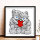Bear Couple Full Drill Diamond Painting Home Decor DIY Mosaic Kit Picture Newly