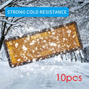 10pcs/set Rectangular Orange Adhesive Reflectors IP67 for Trailer Truck Caravan