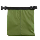 3pcs Coated Silicone Fabric Pressure Waterproof Dry Bag Pouch(Army Green)