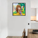 DIY Full Round Drill Diamond Painting butterfly fairy Mosaic Rhinestone Art