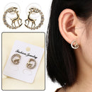 Jewelry Deer Elk Gift Christmas Earring Xams Stud Earrings