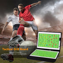 1 Set Portable Magnetic Football Coaching Clipboard Sports Assistant Equipment
