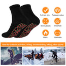 Heating Socks Mugwort Wormwood Clearing Damp Foot Warm Massage (Black) Newly