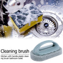 Double Use Cleaning Brush Scrubber Dish Bowl Washing Sponge Kitchen Pot Clean