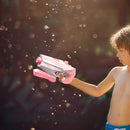 Shower Water Gun Children Water Toys Dual-Mode Spray Water Gun Gifts (Pink)