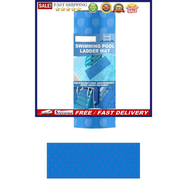 Blue Pool Ladder Mat - Pool Step Pad Wear-resistant & Non-slip Durable Cove