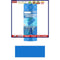 Blue Pool Ladder Mat - Pool Step Pad Wear-resistant & Non-slip Durable Cove
