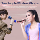 WS-898 Karaoke Bluetooth-Compatible Microphone Wireless Sing Mic Kit (Pink)