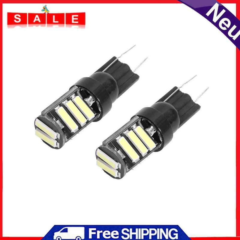 1 Pair DC 12V Car LED Lights W5W T10 7020 11SMD Wedge Light Car Brake Lamps