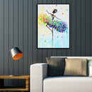 5D DIY Diamond Painting Dancing Girl Mosaic Embroidery Wall Art Needlework