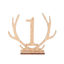 20pcs 1 to 20 Wooden Table Numbers Holder for Wedding Party Seat Decor Newly
