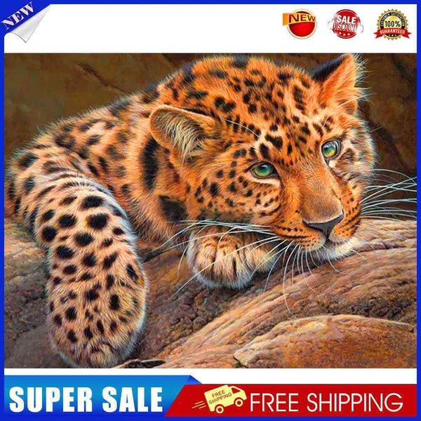 #A Diamond Painting 5D DIY Full Round Drill Animal Mosaic Picture Crafts Art K