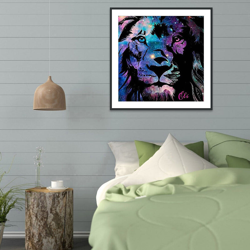 5D DIY Full Drill Diamond Painting Luminous Tiger Cross Stitch Embroidery Gift