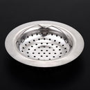 Stainless Steel Sink Strainer Floor Drainer Waste Stopper Filter w/Handle