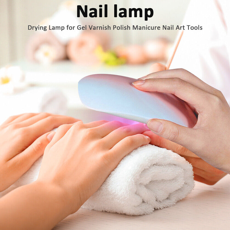 Portable 6W Mini Manicure Lamp Phototherapy USB LED UV Cable Nail Drying Machine