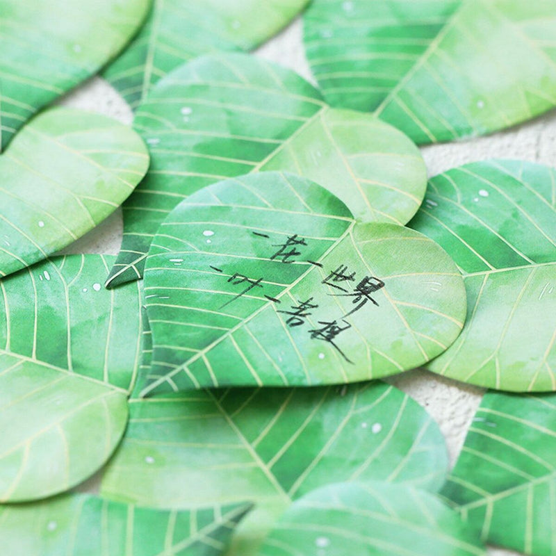 Stationery School Supplies Book Bookmarks Cute Notepad Notes Leaf Sticky