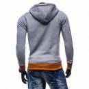 Men Long-Sleeves Spring Autumn Teenager Boy Zipper Cardigan Hoodie Sweatershi