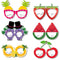 #A Hawaii Summer Fruit Glasses Pineapple Strawberry Kids Party Decor Photo Props