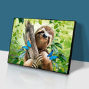 Sloth 5D DIY Full Round Drill Diamond Painting Hanging Digital Home Decor Crafts