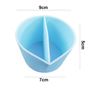 #A Split Color Mixing Cups for Paints - Acrylic Paint Pour Cup Color Dividers