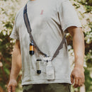 Polyester Camping Straps Multiple Metal Hanging Loop Design (Light Coffee)