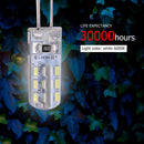 G4 LED Lamp 2W DC 12V 24 SMD3014 110LM White LED Silicone Corn Bulb Light Newly