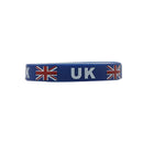 British Union Jack Bracelet Flag Mens Ladies Stretch Jubilee Party Platinum A0K0