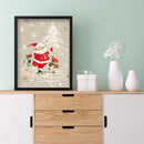 Full Cross Stitch Cotton Santa Claus 11CT Handiwork DIY Stamped Wall Craft Ki