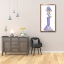 Full Dress Lady Picture Diamond 5D Drill Round Painting DIY Kit Wall Decorati