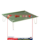 Outdoor Folding Mini Table Portable Collapsible Compact Table (Green) Newly