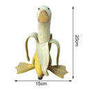 Creative Art-Banana Duck Statue Peeled Banana Duck Art Garden DecoraNEW G3U8