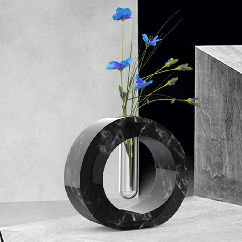 Silicone Molds for Flower Rose Vase Epoxy Casting DIY Mould Art Crafts (A)