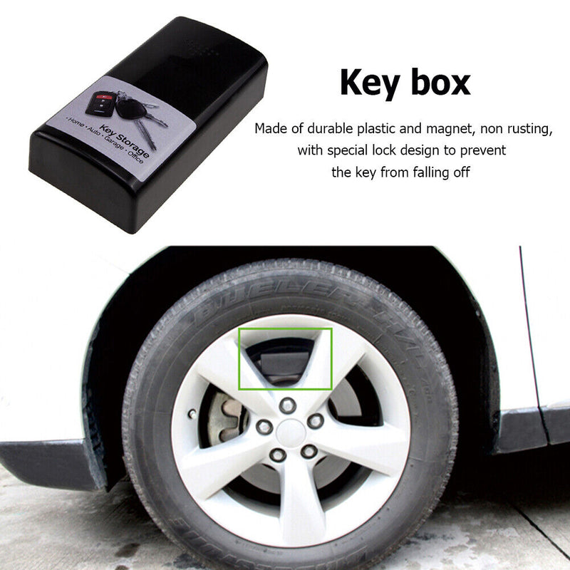 Stash Key Safe Storage Box Magnetic Portable Hidden Outdoor Car Key Holder