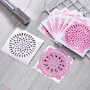 10pcs Disposable Hair Filter Drain Stickers Self-Adhesive Bath Cover Net