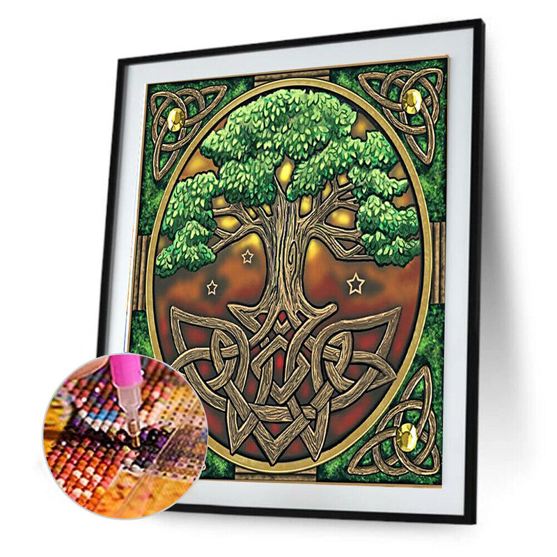 5D DIY Full Drill Diamond Painting Tree Cross Stitch Mosaic Kits Bedroom Decor