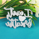 Metal Cutting Dies Stencils DIY Scrapbooking Letters Embossing Album Card M