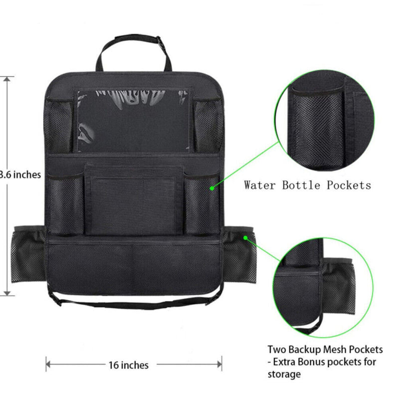 Multi-Funcion Storage Bag Car Hanging Anti-Kick Back Rear Seat Storage Bag