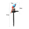 LED Solar Lights Parrot Waterproof Lawn Stakes Lamps Garden Decor (Blue) Newly