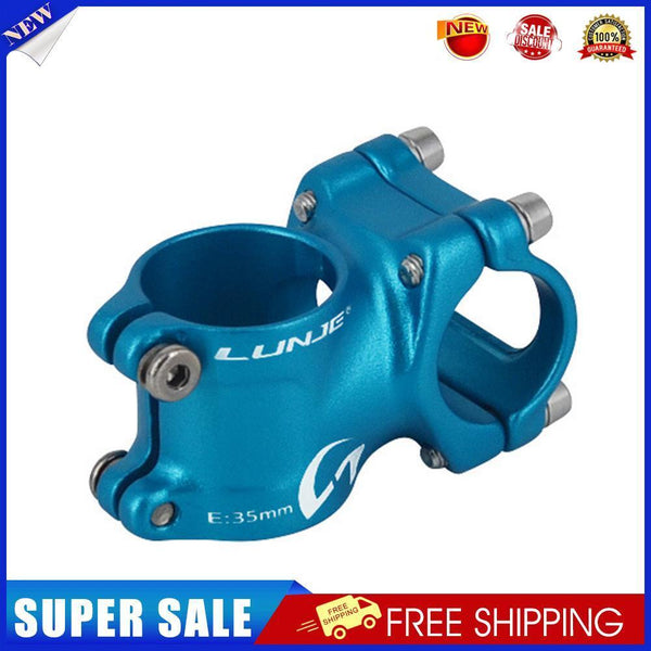 Aluminum Alloy MTB Stem Short Stem for Mountain Bike (Blue 31.8mm 35mm)
