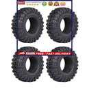 4pcs 2.2 inch Tyre for 1/10 RC Rock Crawler Traxxas TRX4 TRX-6 Axial Wheel Tires