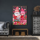 5D Kit Rhinestone Pictures DIY Christmas Gnome Full Square Drill Diamond Craft