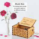 Exquisite Wooden Hand Music Box Elegant Music Box Gift Home Decoration Ornament