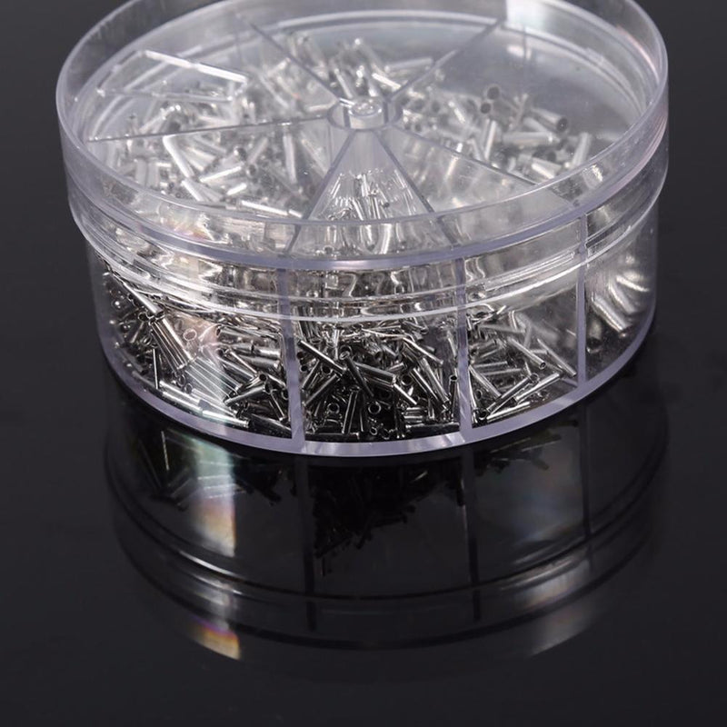 1900pcs 5 Models Non Insulated Electrical Crimp Cord Wire End Terminal