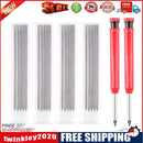 2pcs Built-in Sharpener Carpenter Pencil with 24 Refill Woodwork Lead Pen