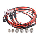 6pcs 5mm/3mm LED Headlight Taillight for 1/12 1/18 1/10 1/8 Axial Scx10 RC Cars