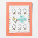 Chick Egg Happy Birthday Paper Cut Dies Silicone Seal Stamping Mold (A) Newly