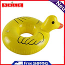Inflatable Cup Holder Cute Yellow Duck Drink Stand Swimming Pool Float Coasters